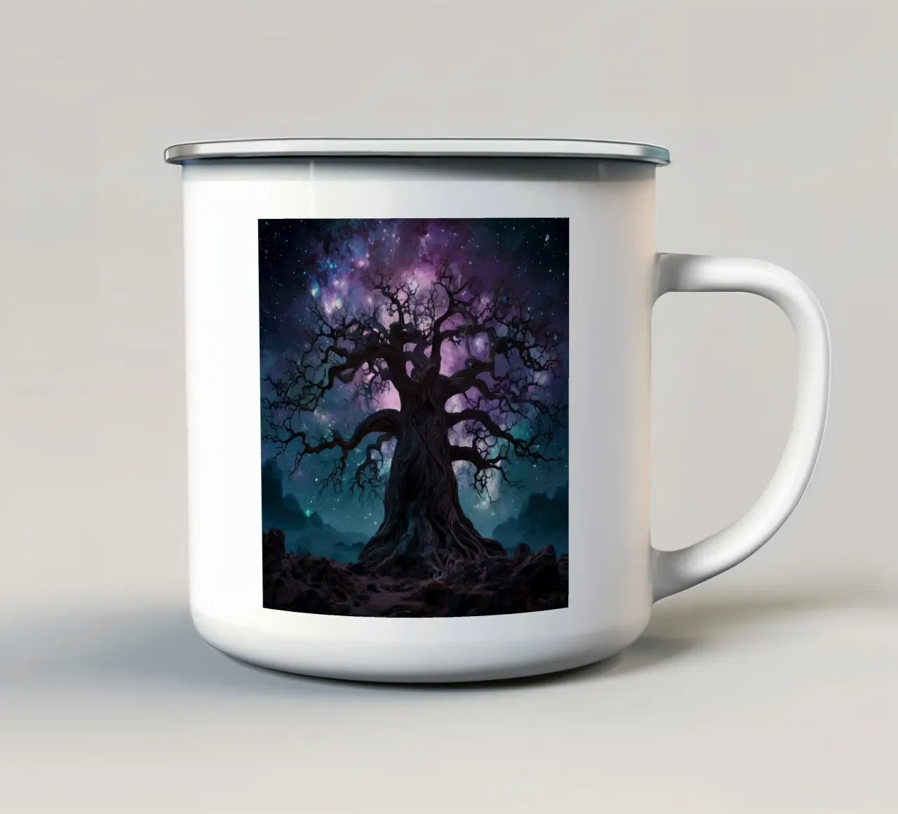 Albero magico 4 tazza in smalto da Delaney Okuneva