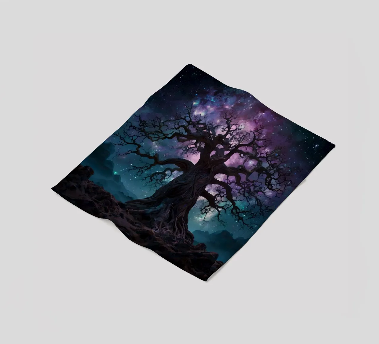 Albero magico 4 coperta in pile da Delaney Okuneva