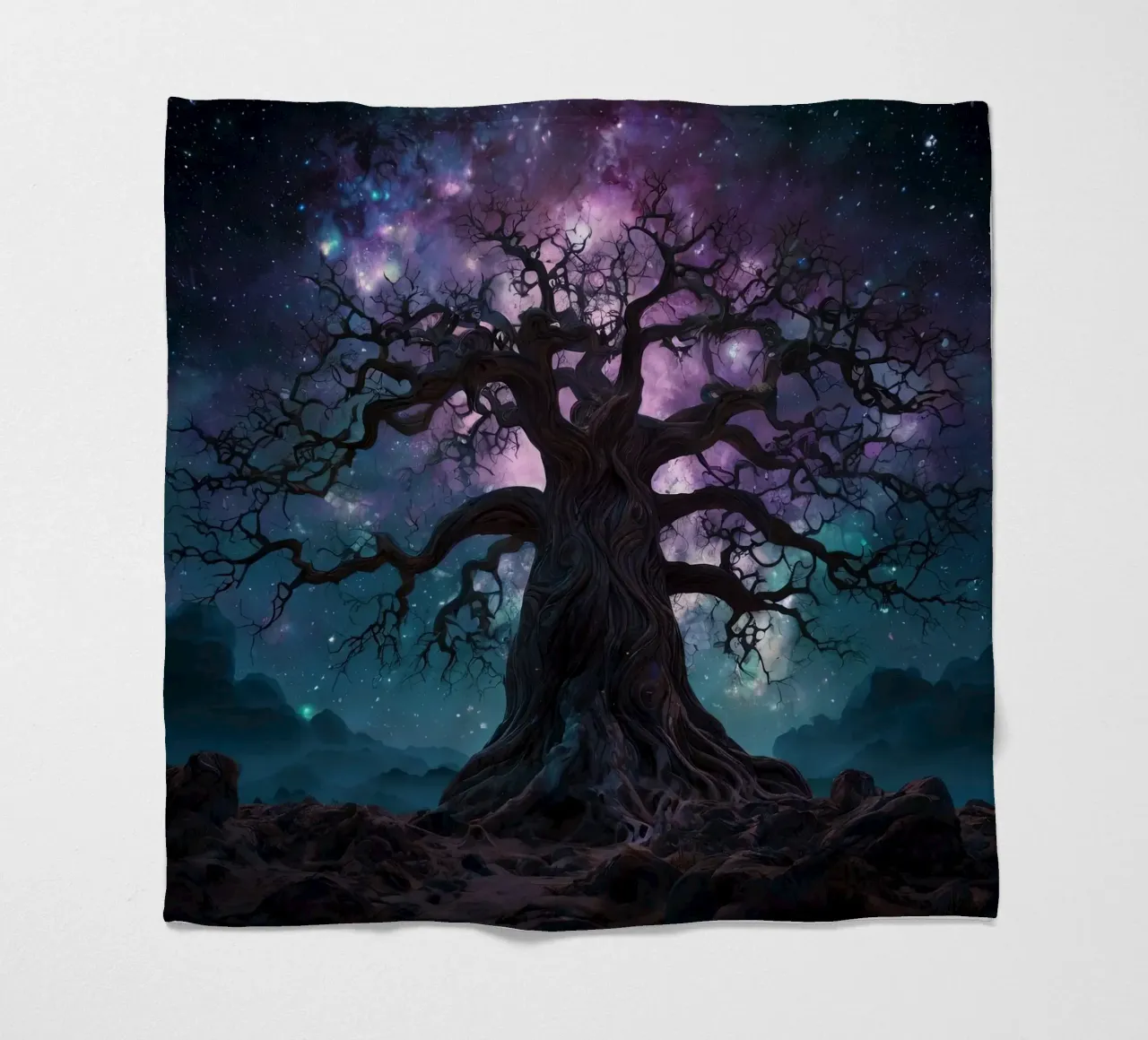Albero magico 4 coperta in pile da Delaney Okuneva