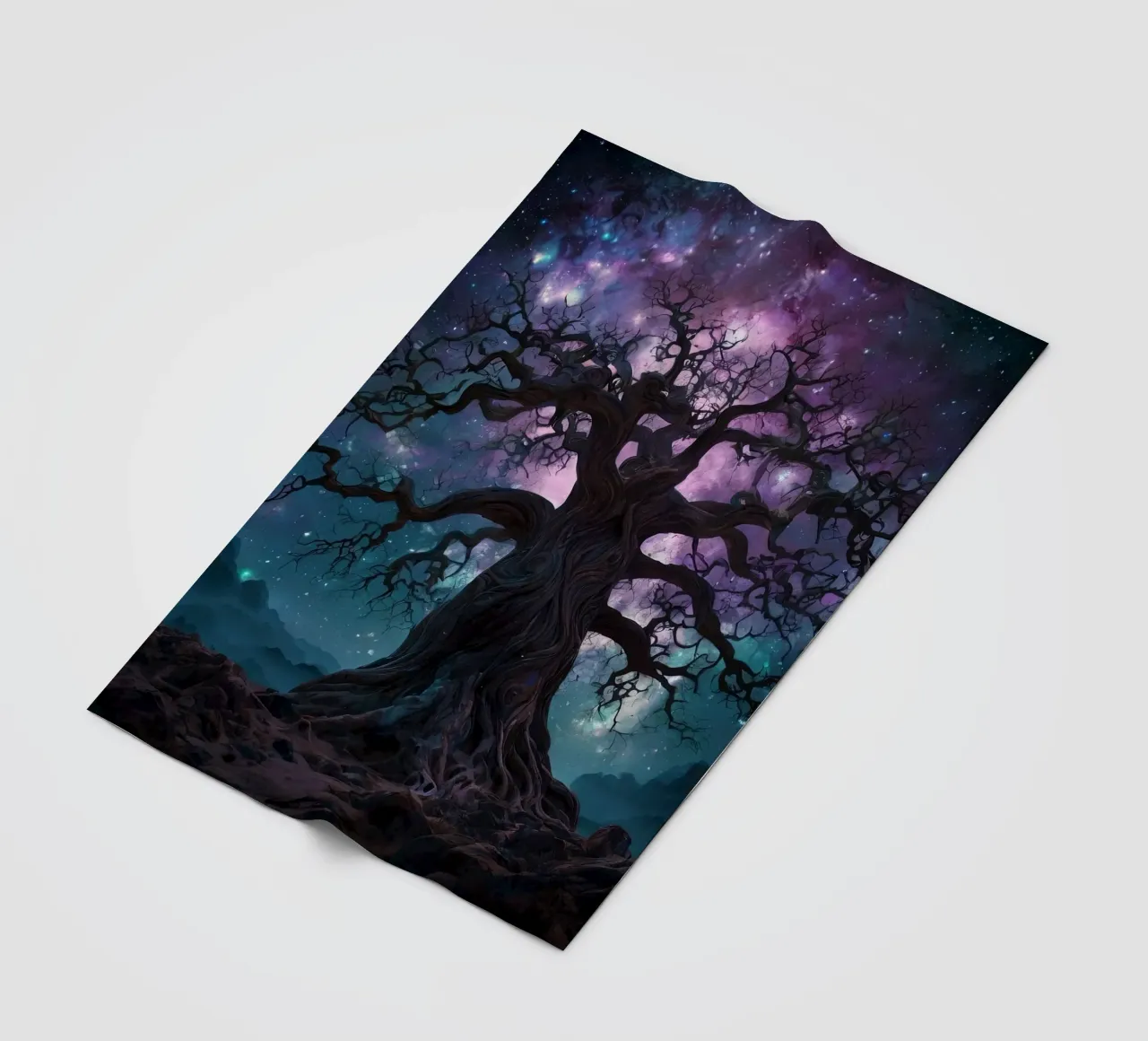 Albero magico 4 coperta in pile da Delaney Okuneva