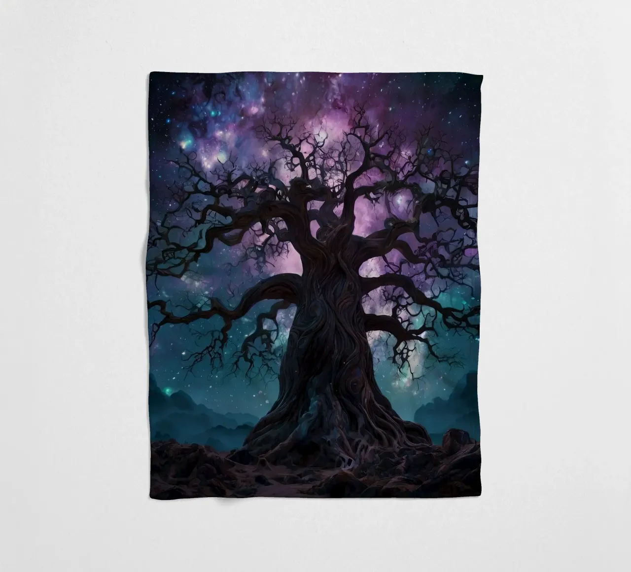 Albero magico 4 coperta in pile da Delaney Okuneva
