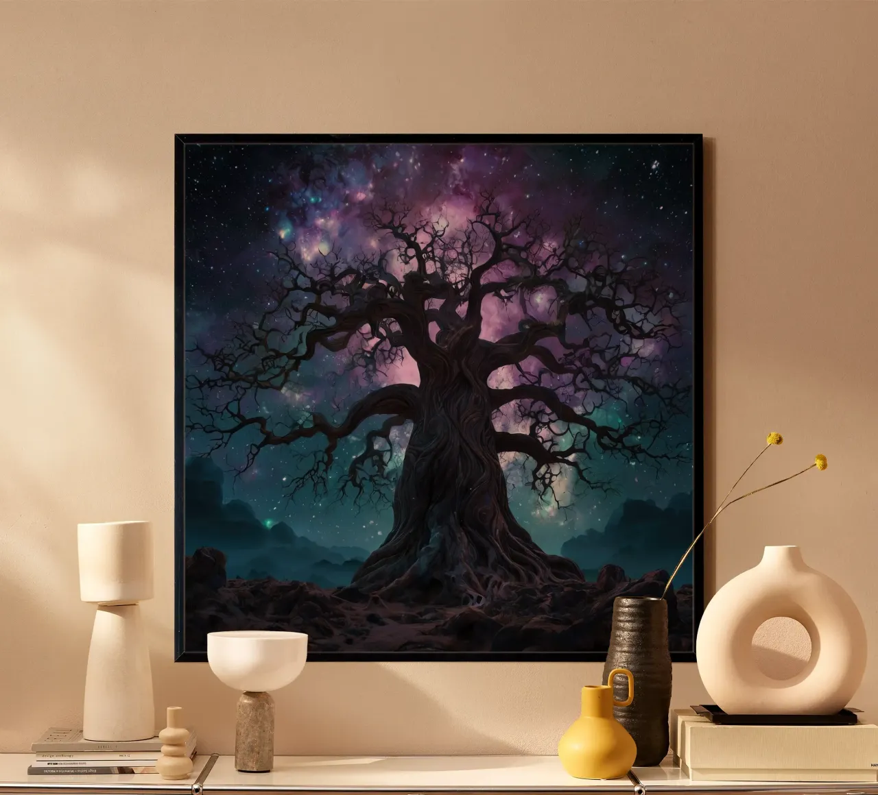 Albero magico 4 poster con telaio in alluminio da Delaney Okuneva