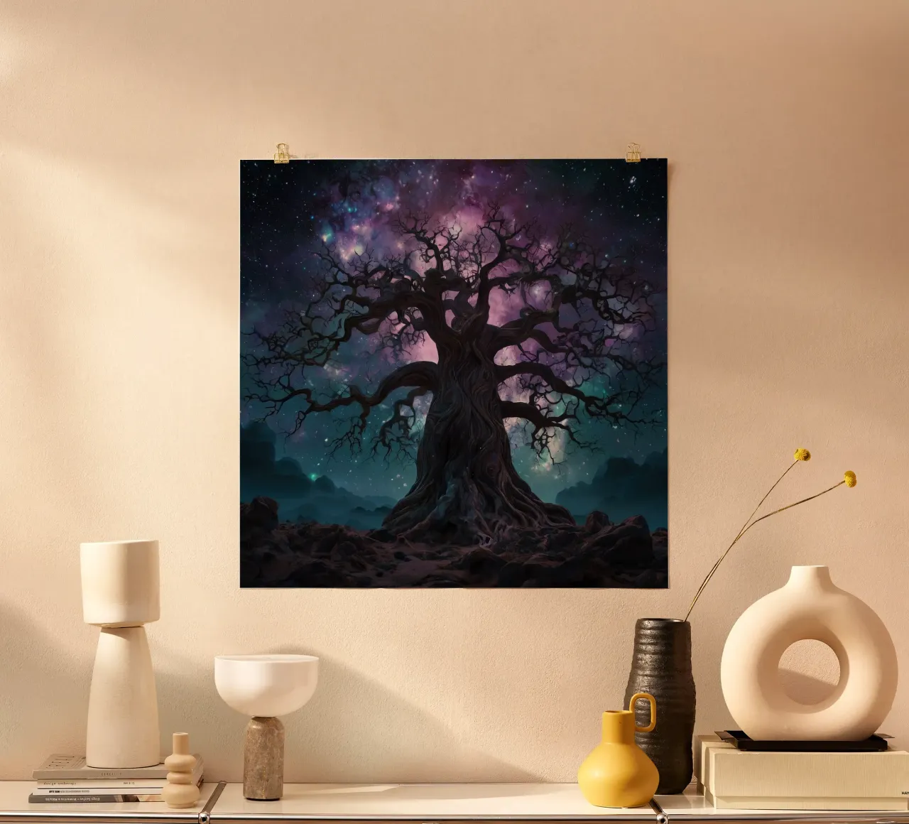 Albero magico 4 poster con telaio in alluminio da Delaney Okuneva