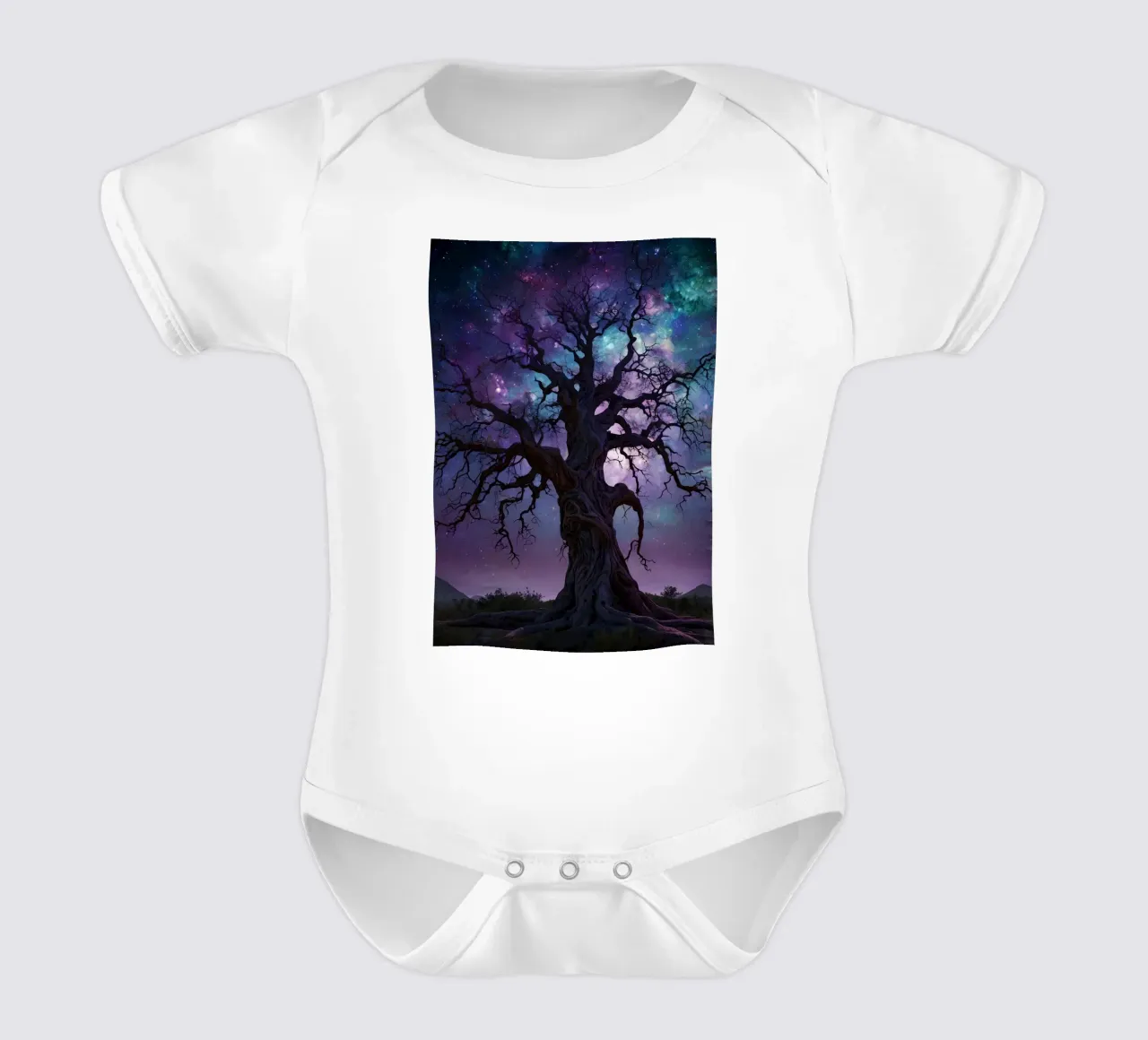 Albero magico 5 body neonato maniche corte da Delaney Okuneva