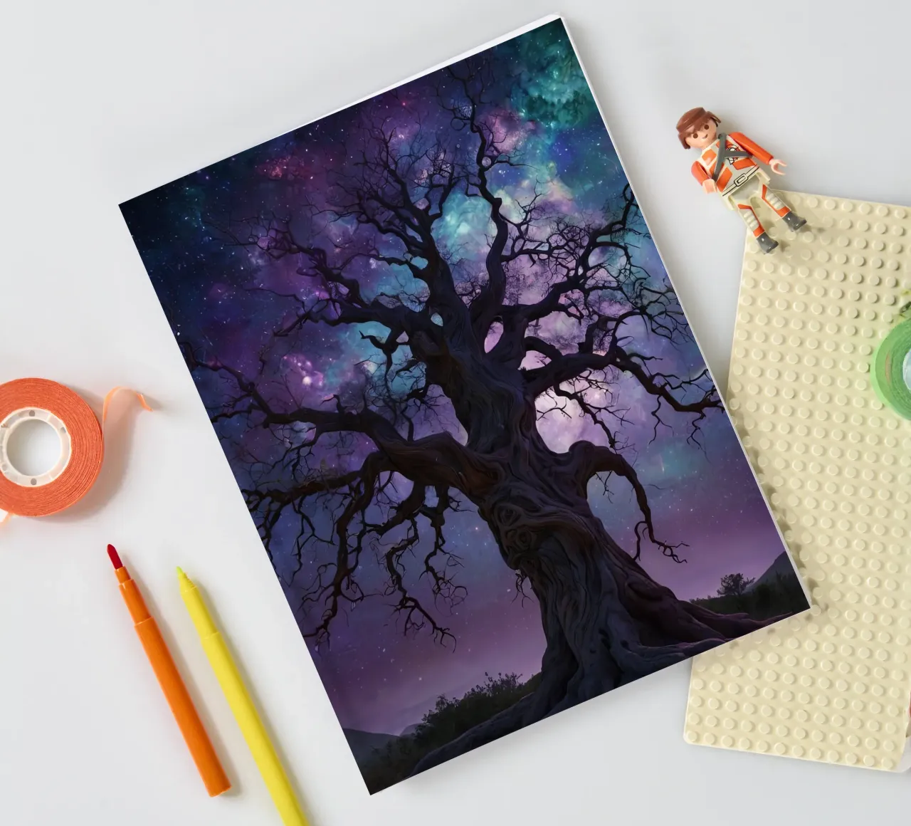 Magic tree 5 notebook by Delaney Okuneva