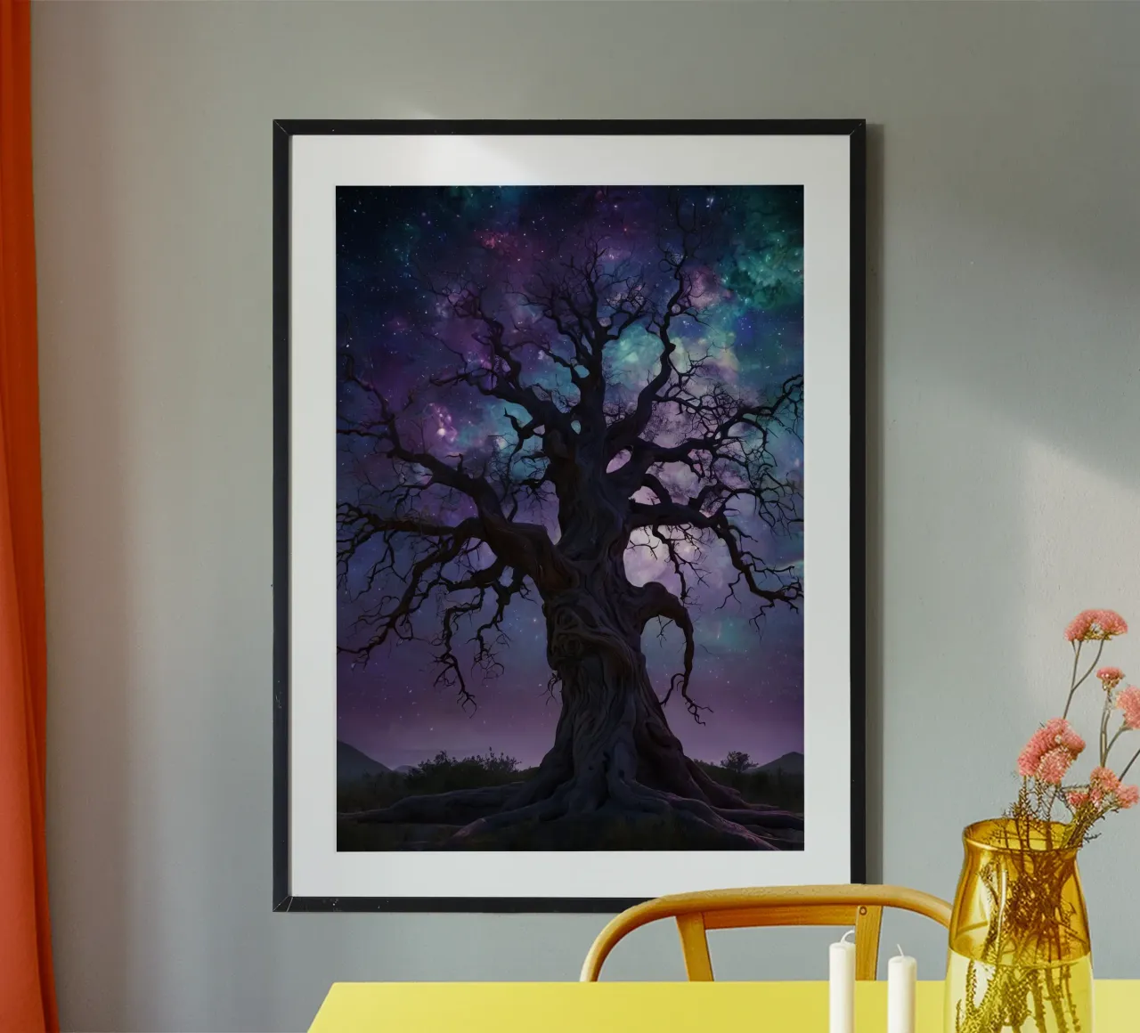 Albero magico 5 poster con telaio in alluminio da Delaney Okuneva