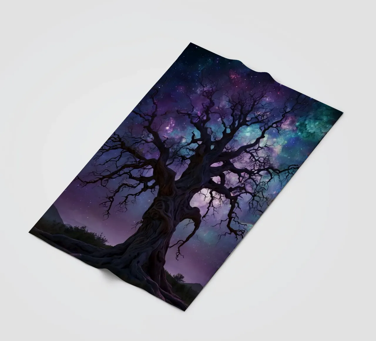 Albero magico 5 coperta in pile da Delaney Okuneva