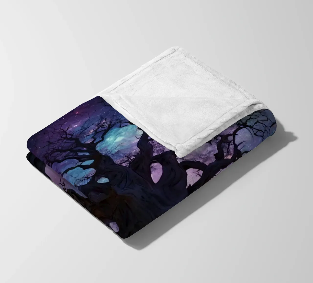 Albero magico 5 coperta in pile da Delaney Okuneva
