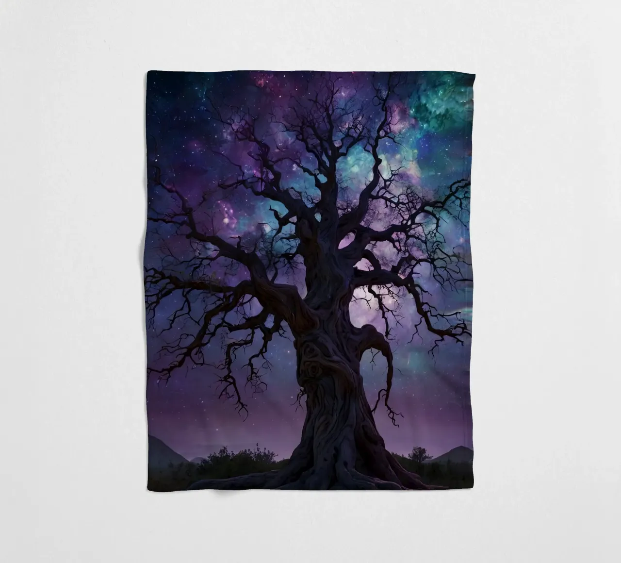 Albero magico 5 coperta in pile da Delaney Okuneva