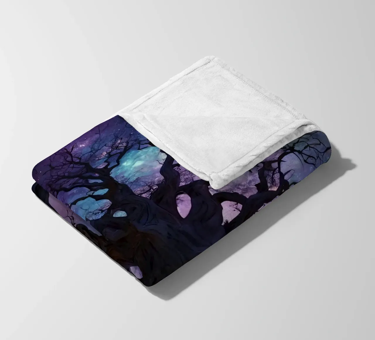 Albero magico 5 coperta in pile da Delaney Okuneva