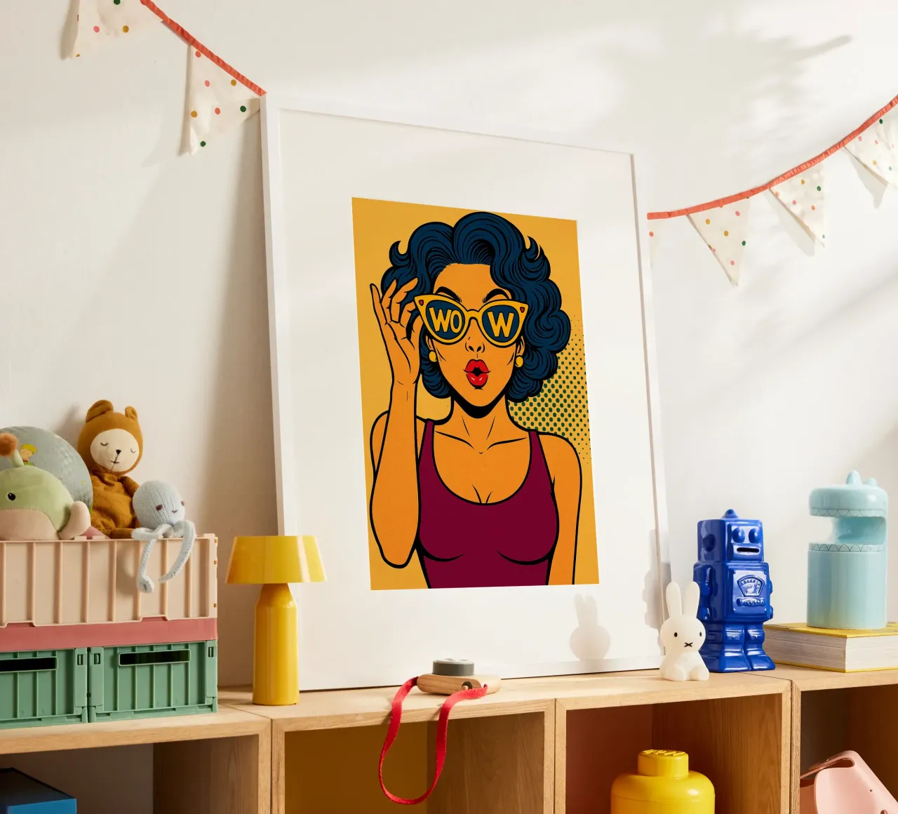 occhiali da donna wow poster da kadilans