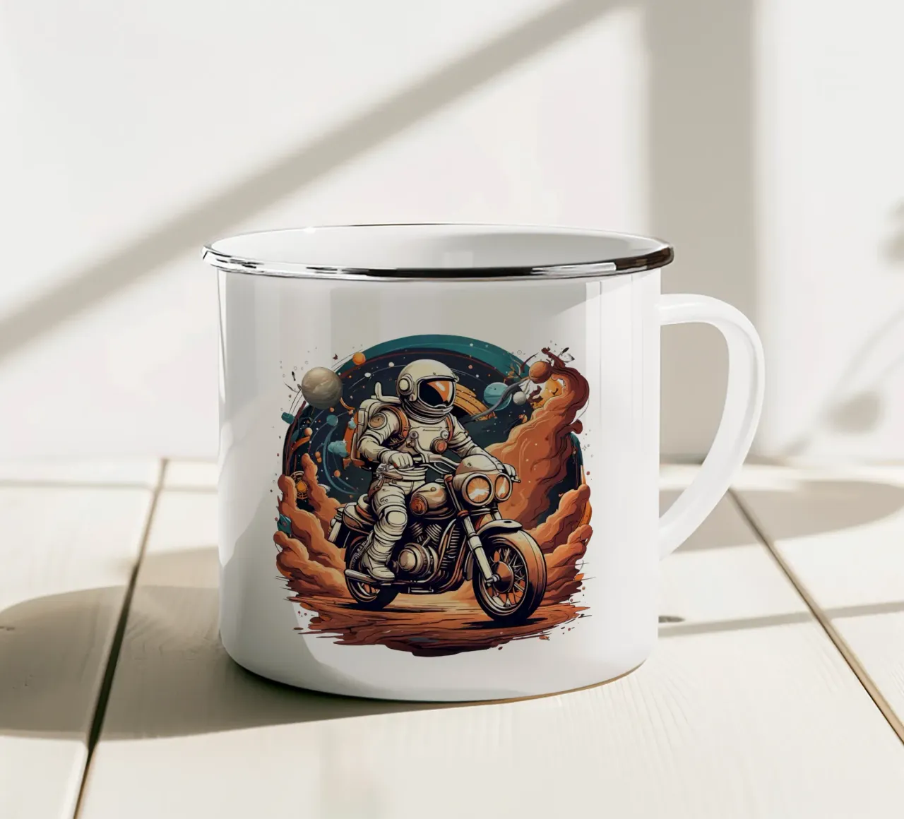 Gara su mArs tazza in smalto da Delaney Okuneva