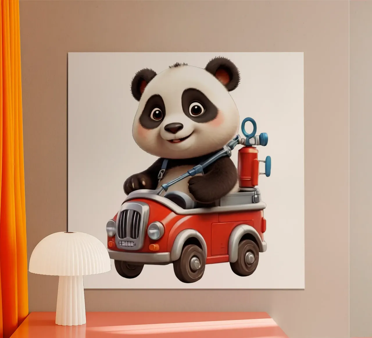 Panda pompiere poster da Delaney Okuneva