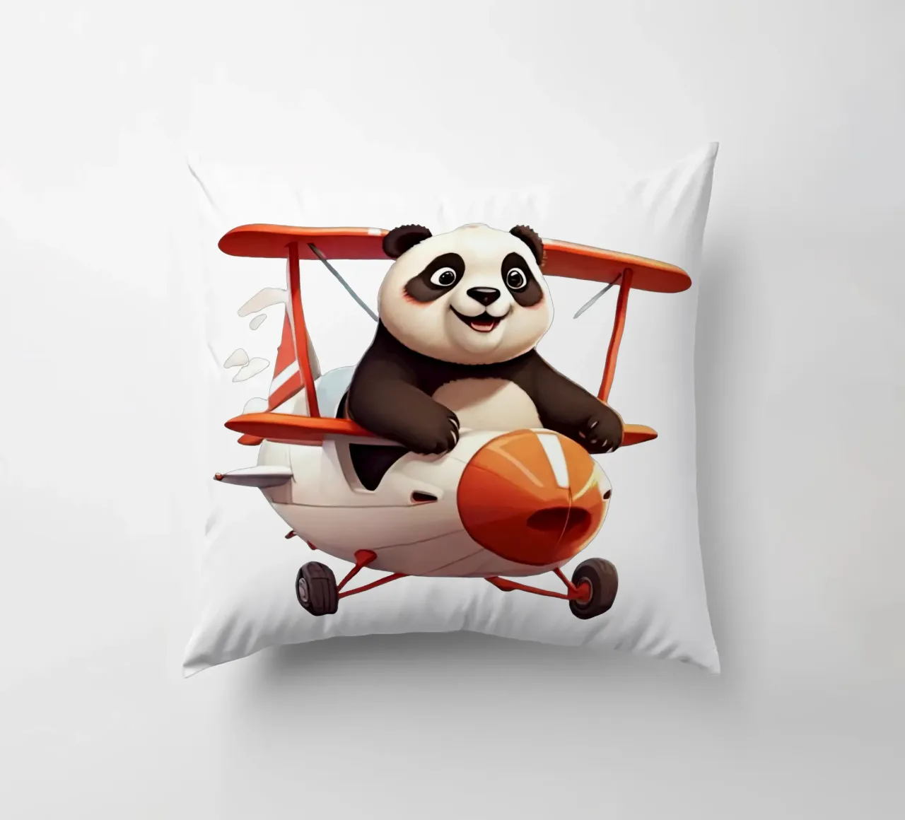 Panda Can Flay cuscino da Delaney Okuneva
