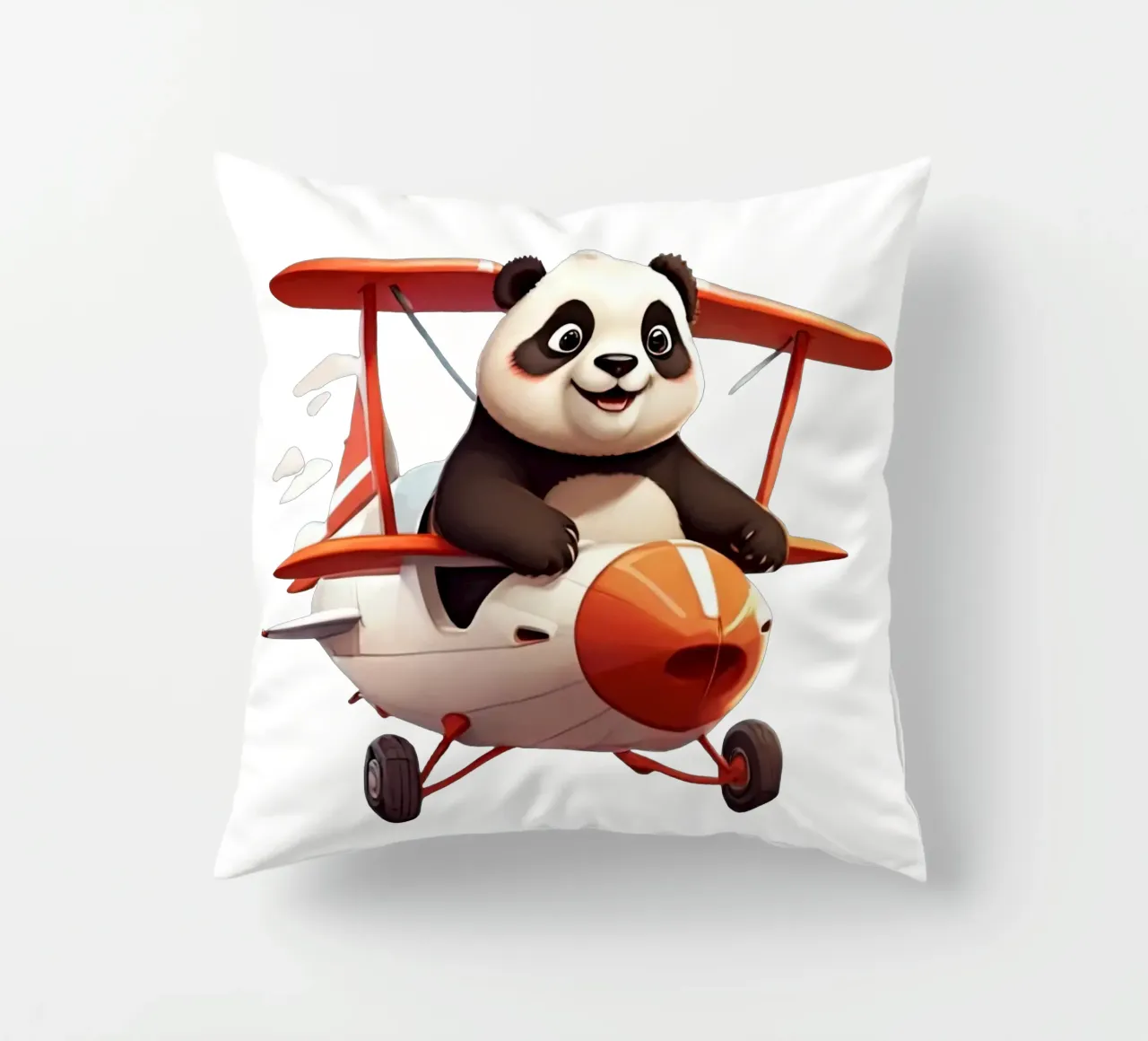 Panda Can Flay cuscino da Delaney Okuneva