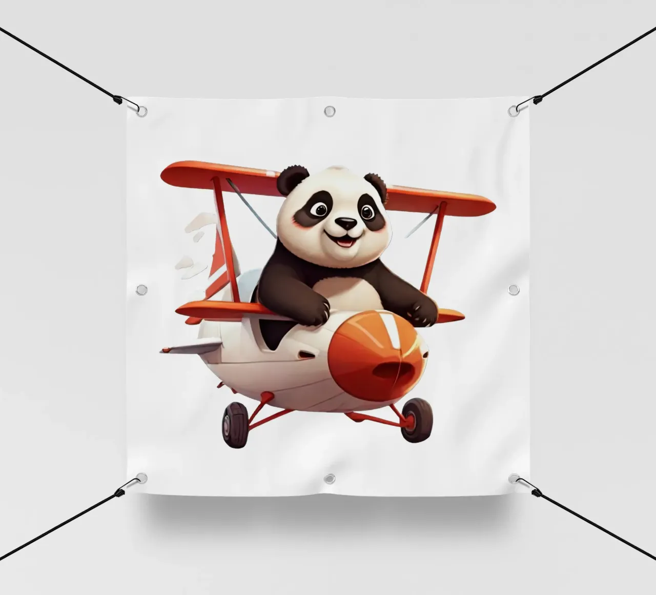 Panda Can Flay telo in pvc da Delaney Okuneva