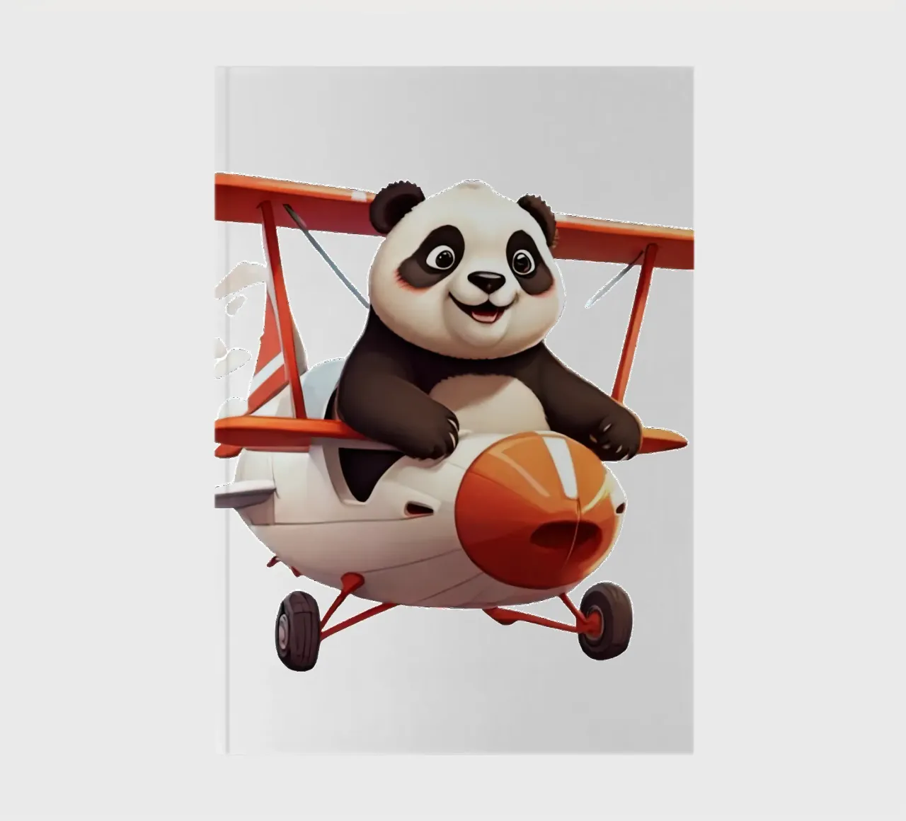 Panda Can Flay notebook by Delaney Okuneva
