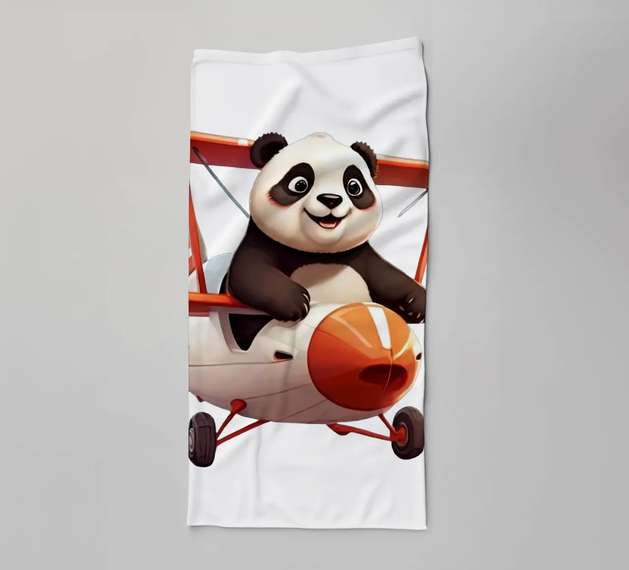 Panda Can Flay asciugamano da bagno da Delaney Okuneva