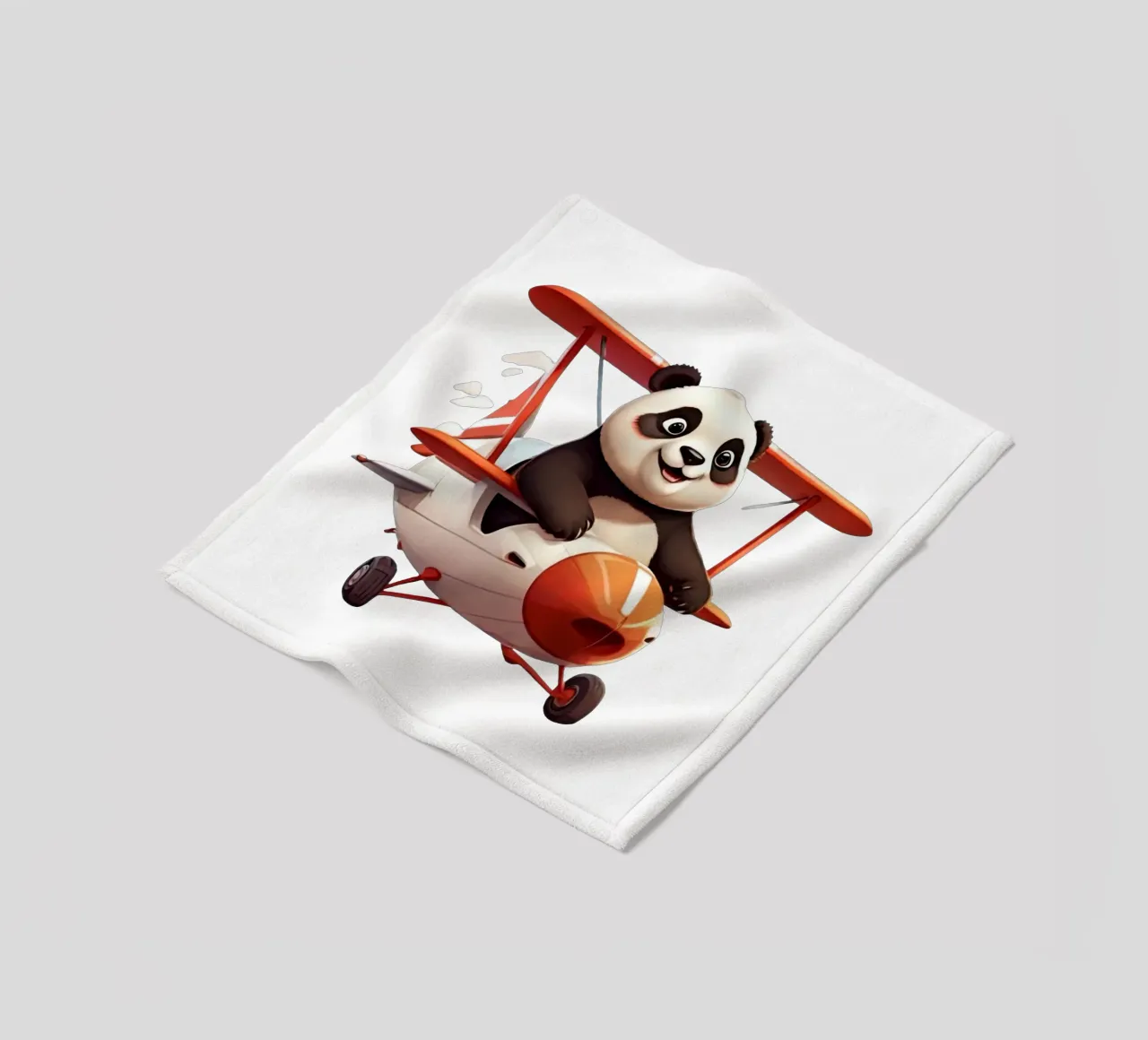 Panda Can Flay coperta in pile da Delaney Okuneva