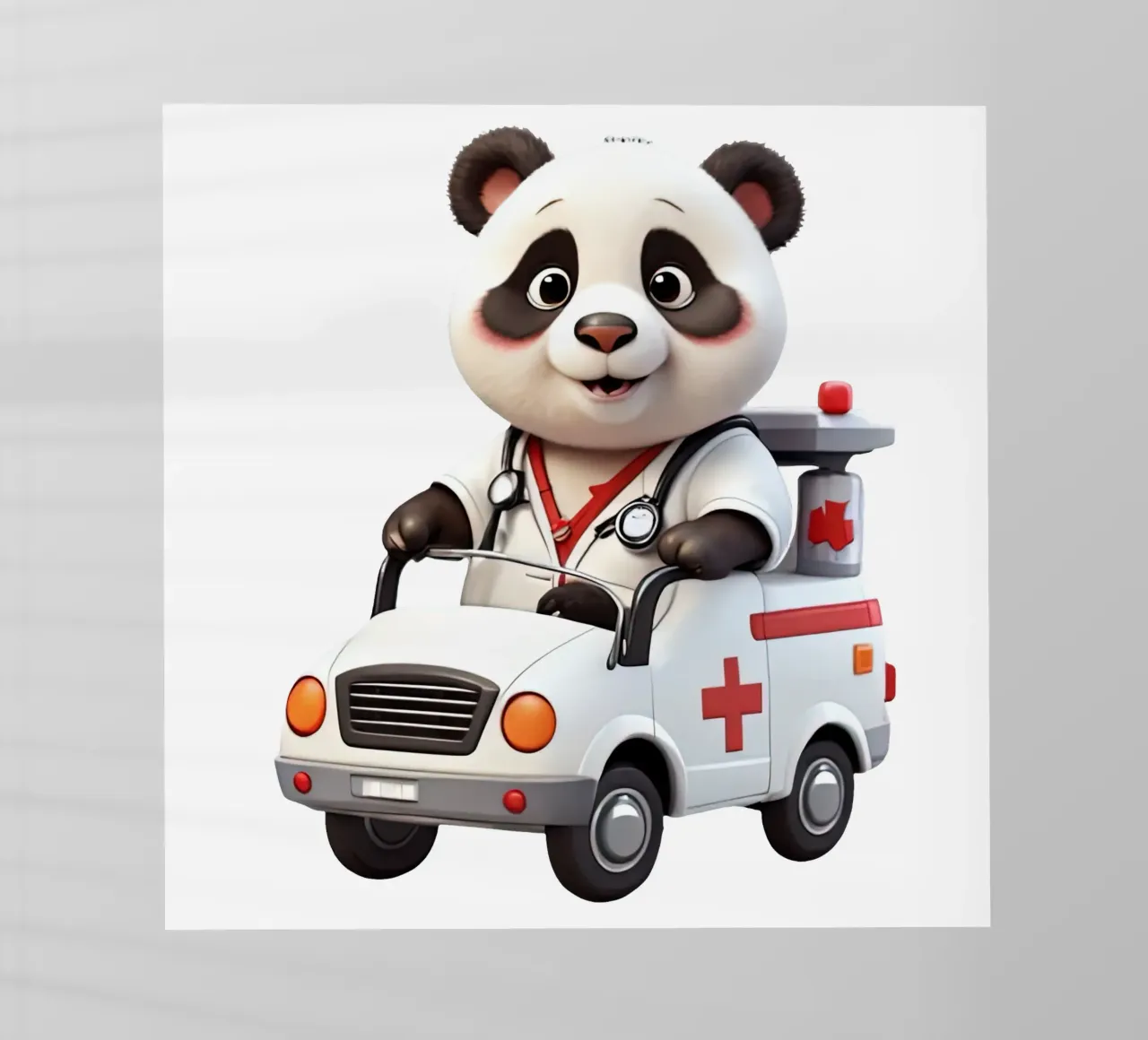PAnda AMbulance pellicola backlit da Delaney Okuneva