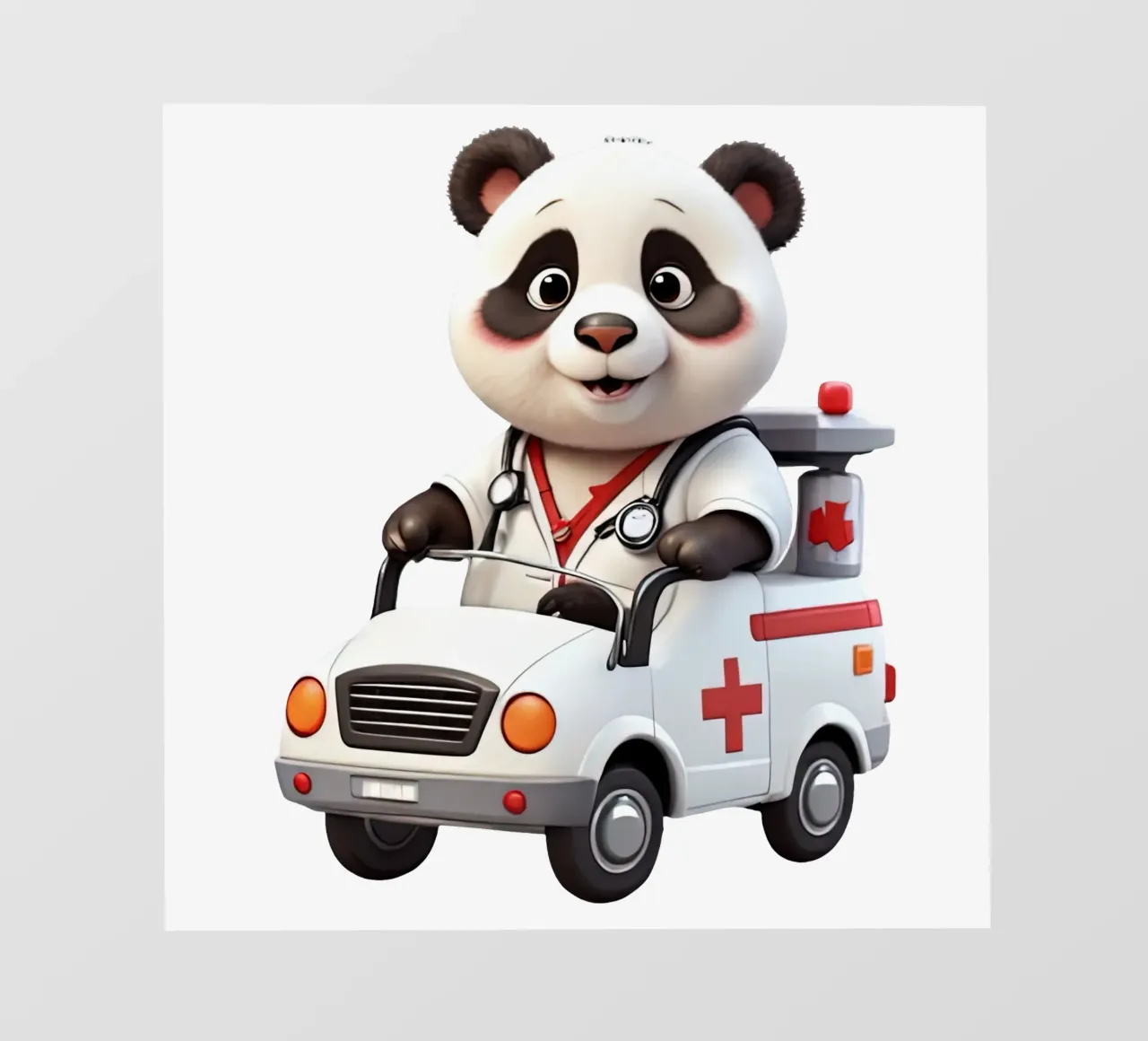 PAnda AMbulance pellicola backlit da Delaney Okuneva