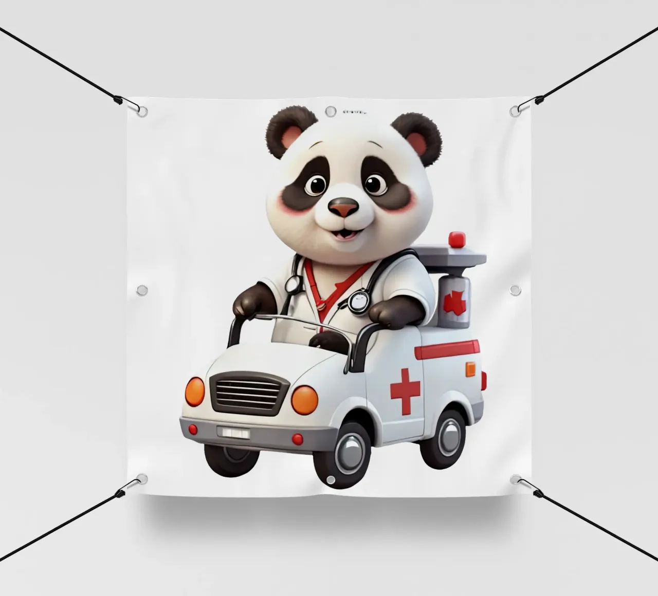 PAnda AMbulance telo in pvc da Delaney Okuneva