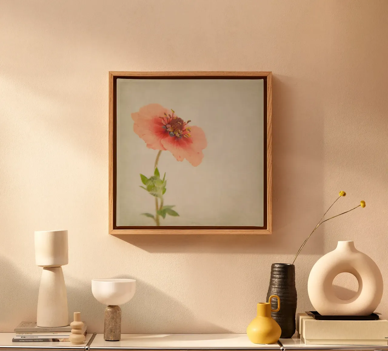 nostalgic canvas met Baklijst van Visuelle Poesie am Wegesrand