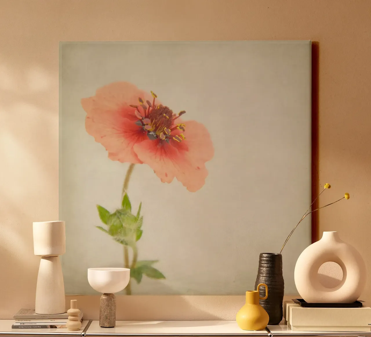 nostalgic canvas met Baklijst van Visuelle Poesie am Wegesrand