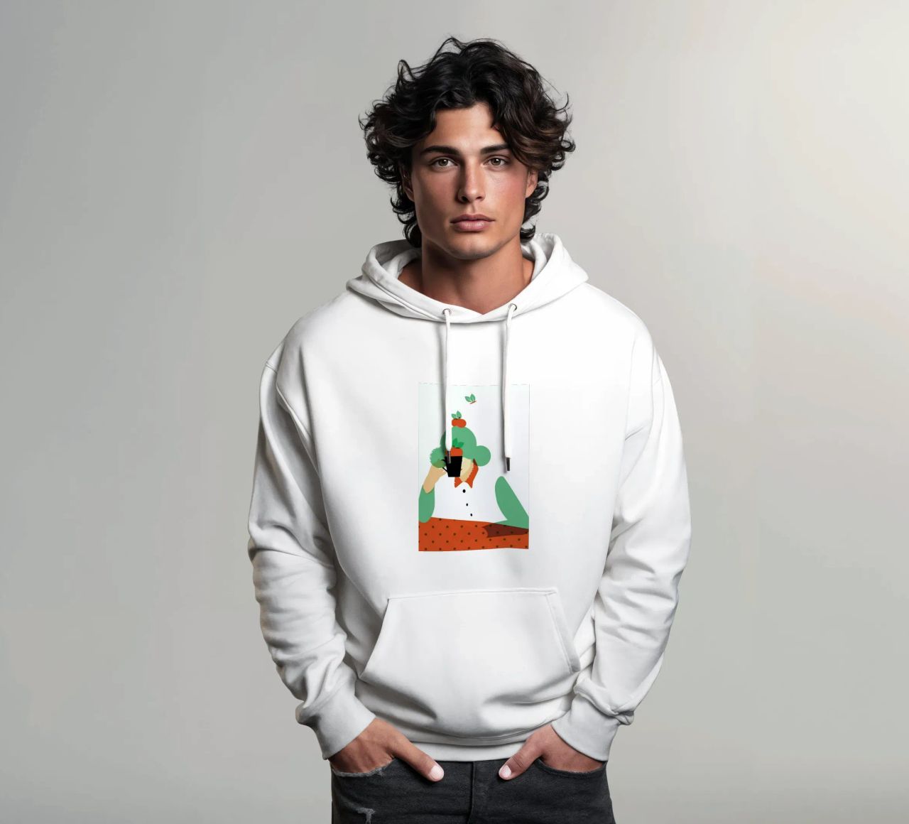 Smog felpa con cappuccio da Francesco Zorzi