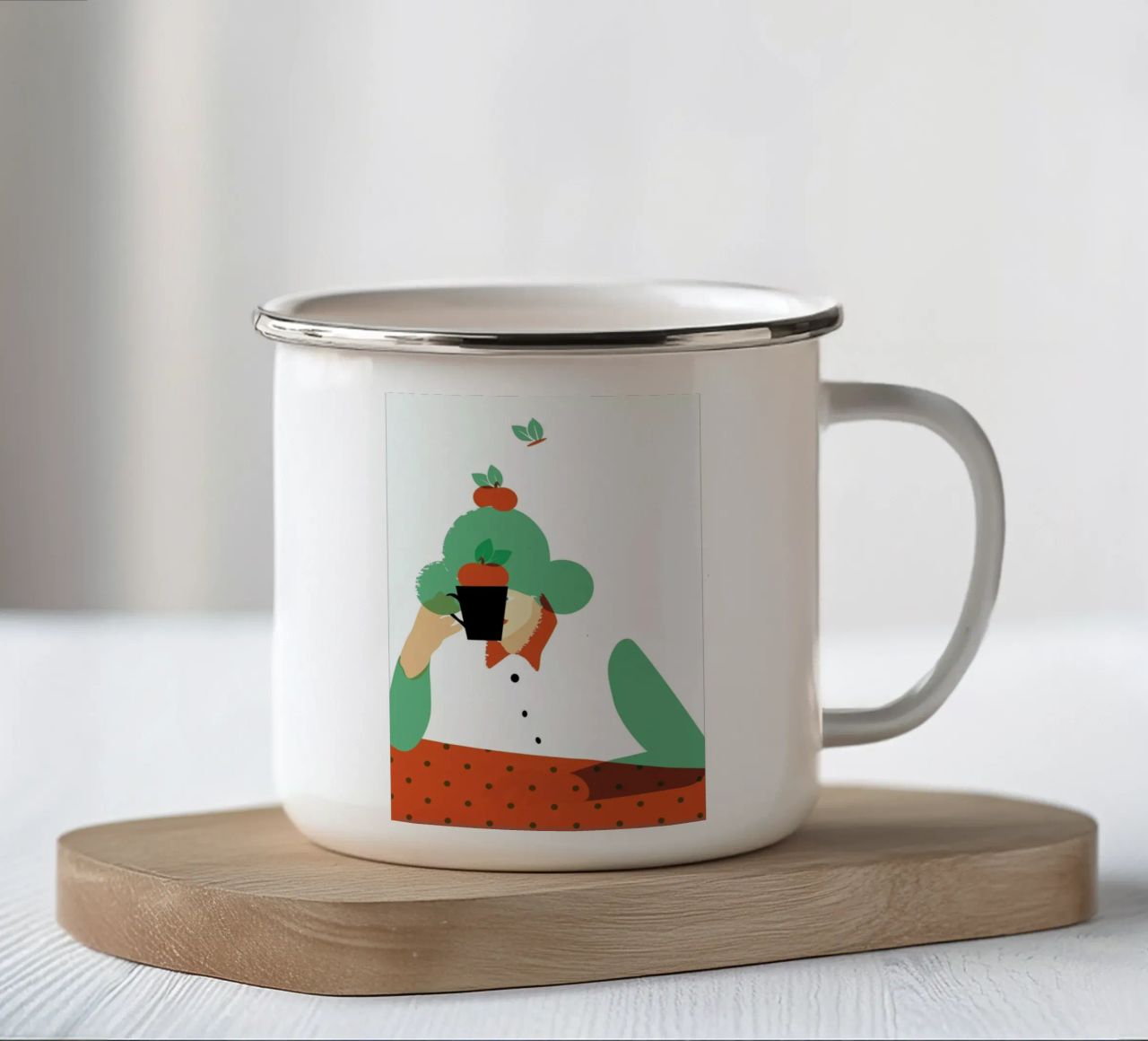 Smog tazza in smalto da Francesco Zorzi