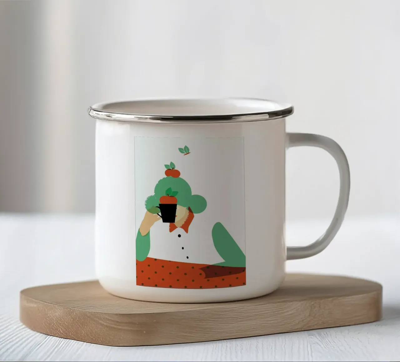 Smog taza de esmalte de Francesco Zorzi