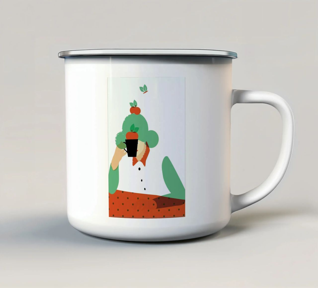 Smog tazza in smalto da Francesco Zorzi