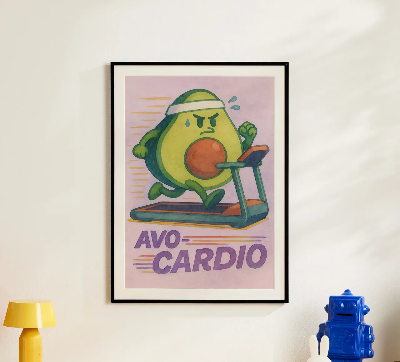 avocardio funny avocado poster de wadasx