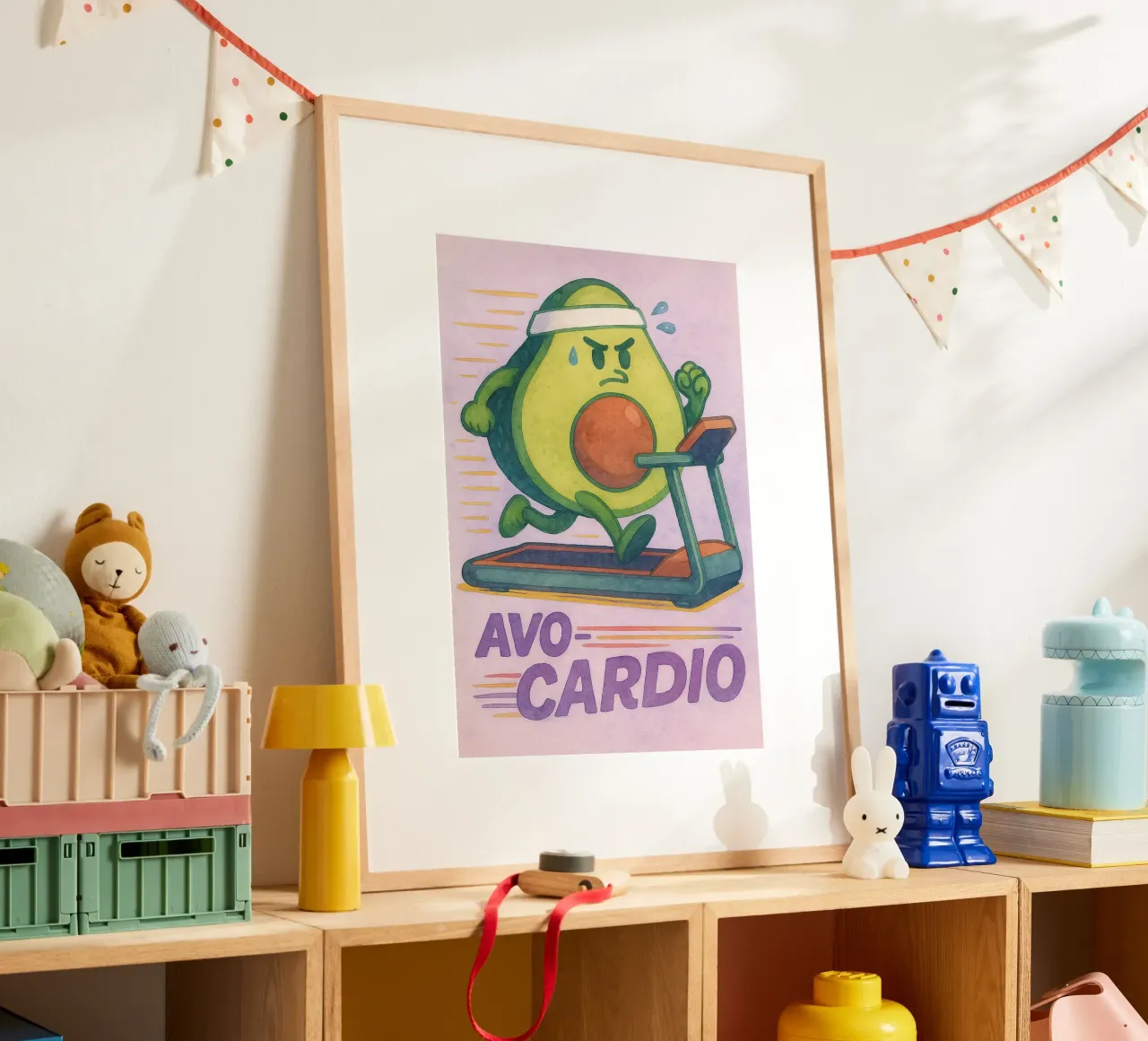 avocardio funny avocado poster de wadasx