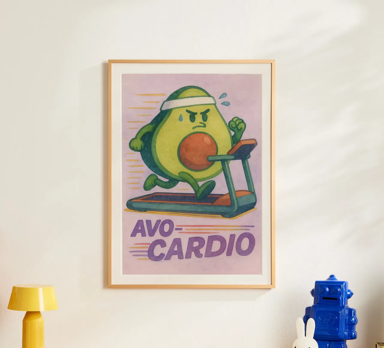 avocardio funny avocado poster de wadasx