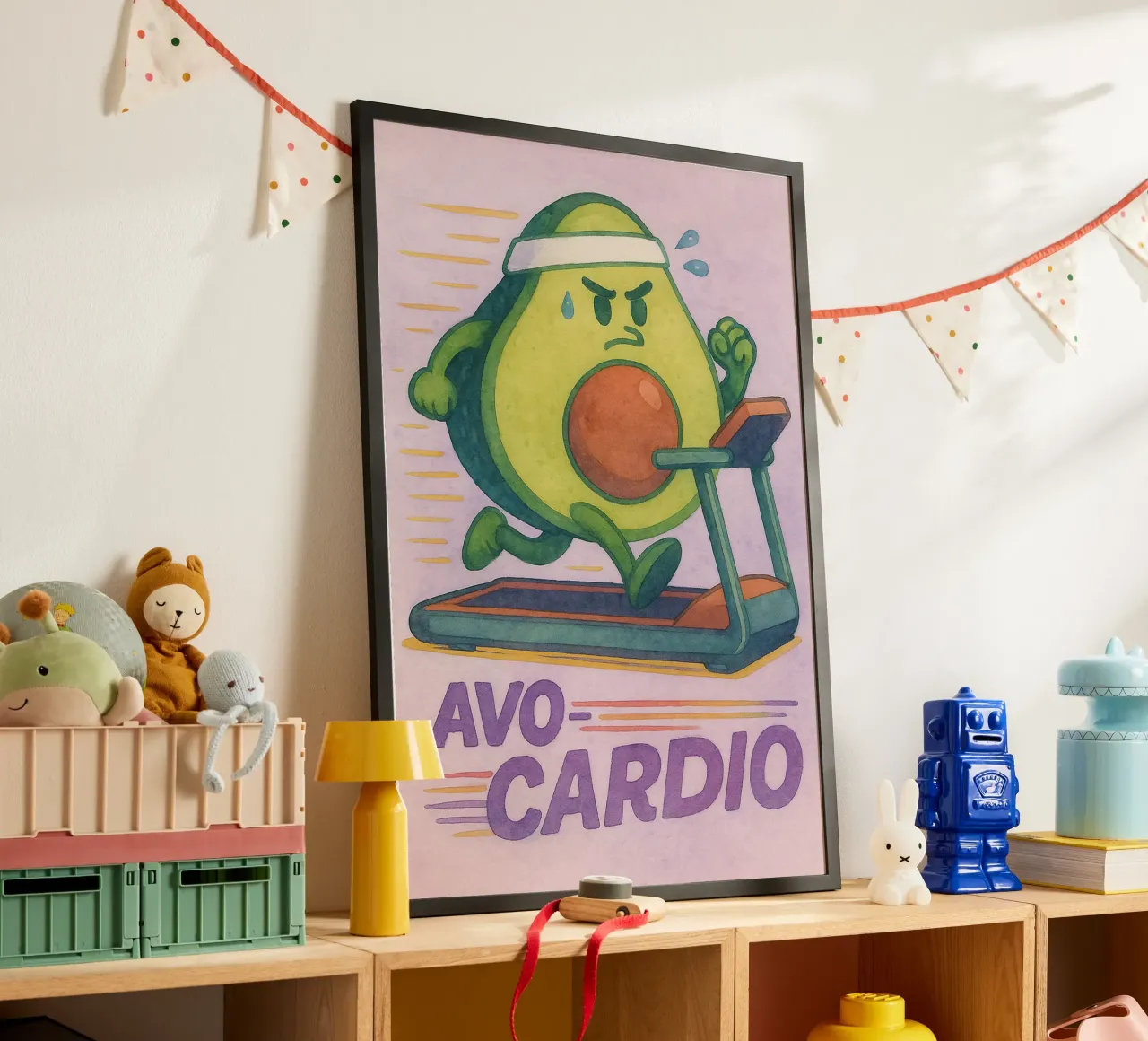avocardio funny avocado poster de wadasx