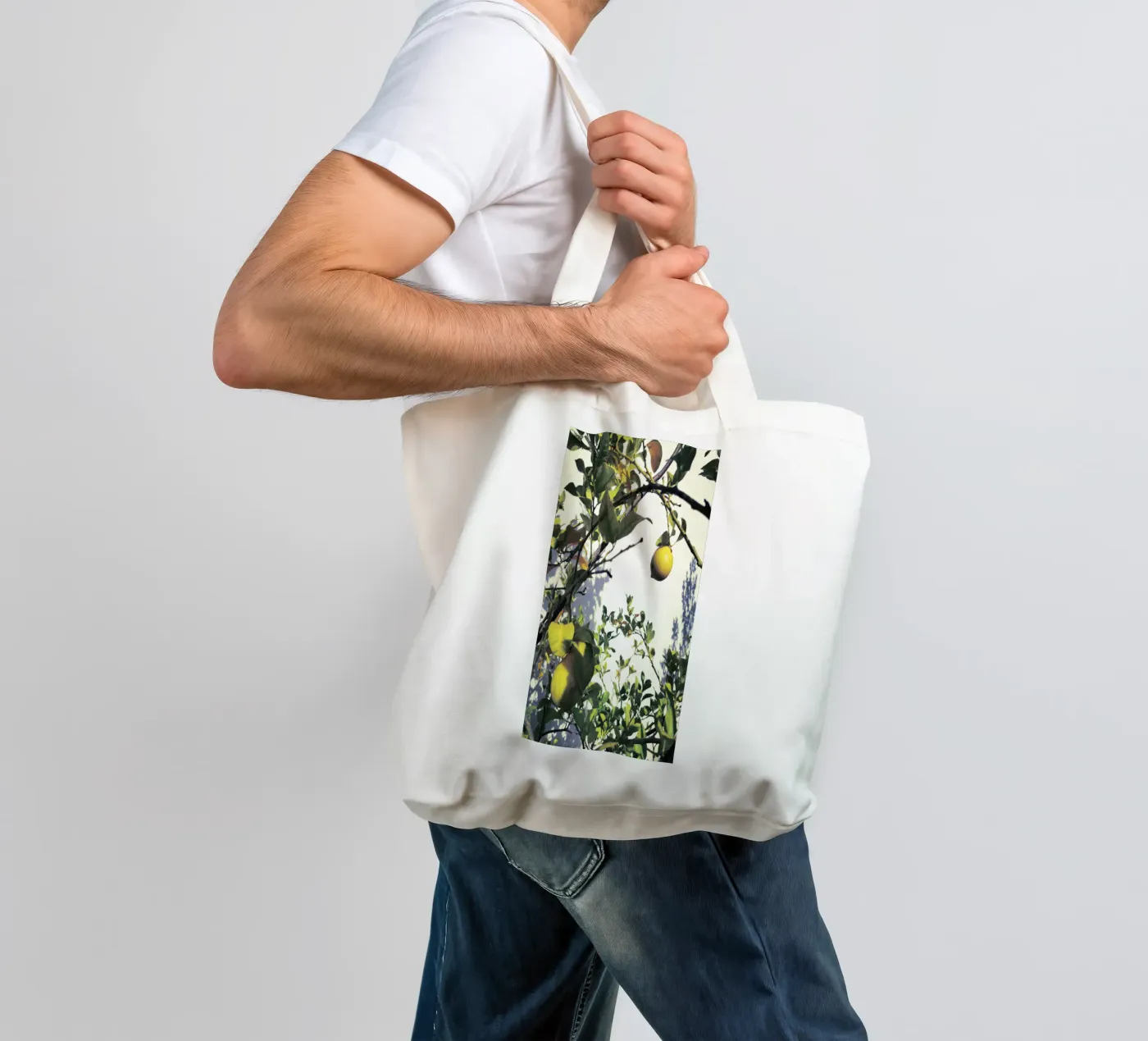 Lemons tote bag by Angelo Cerantola