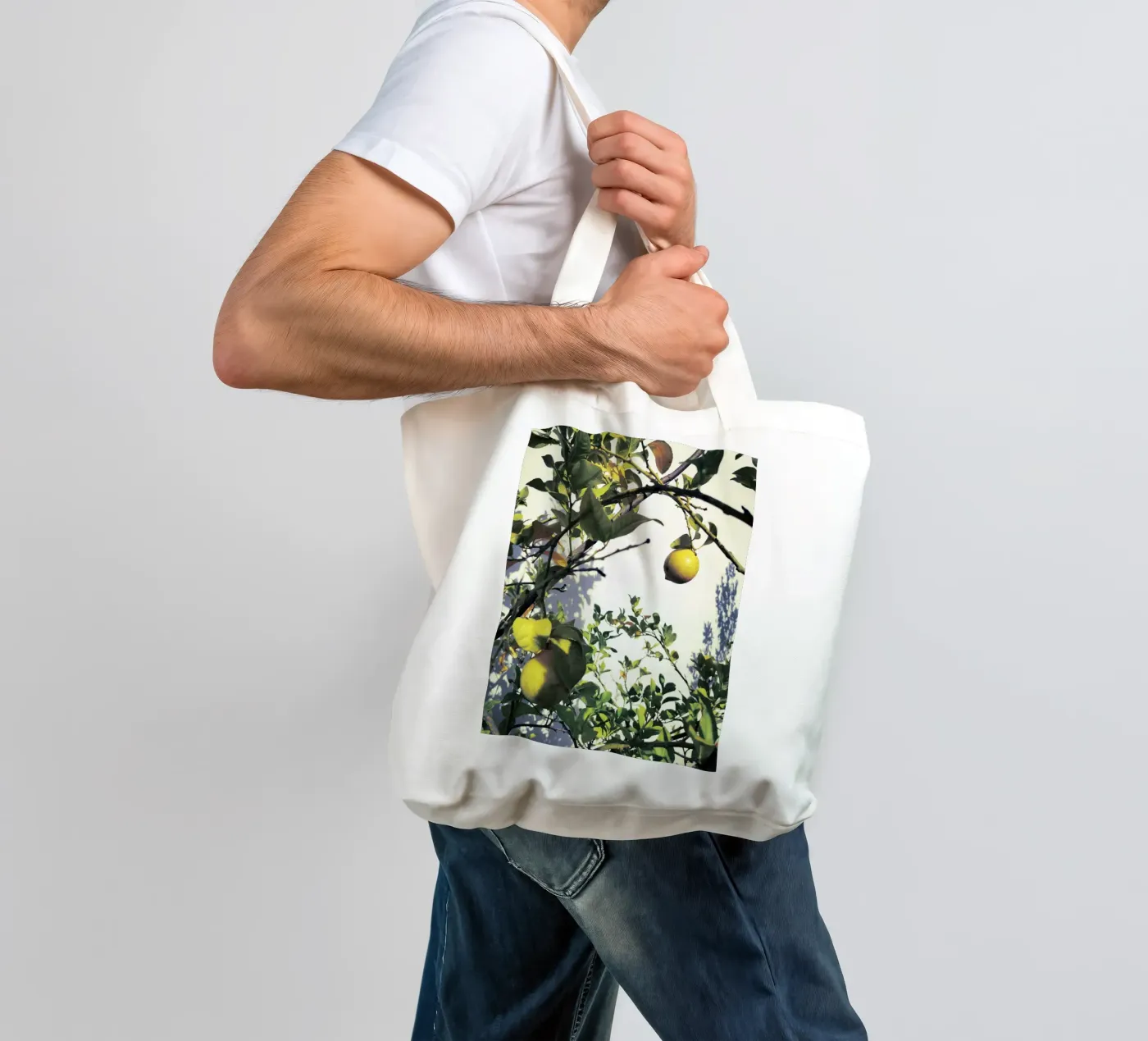 Lemons tote bag by Angelo Cerantola
