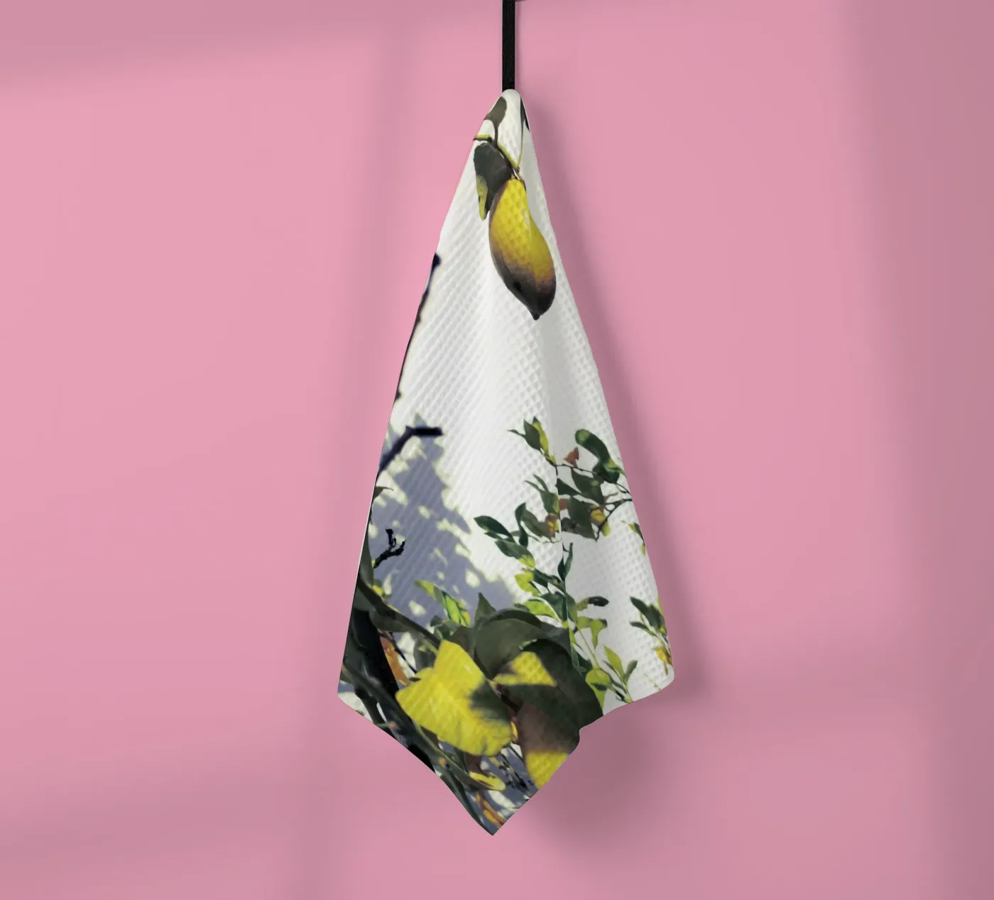 Lemons tea towel by Angelo Cerantola