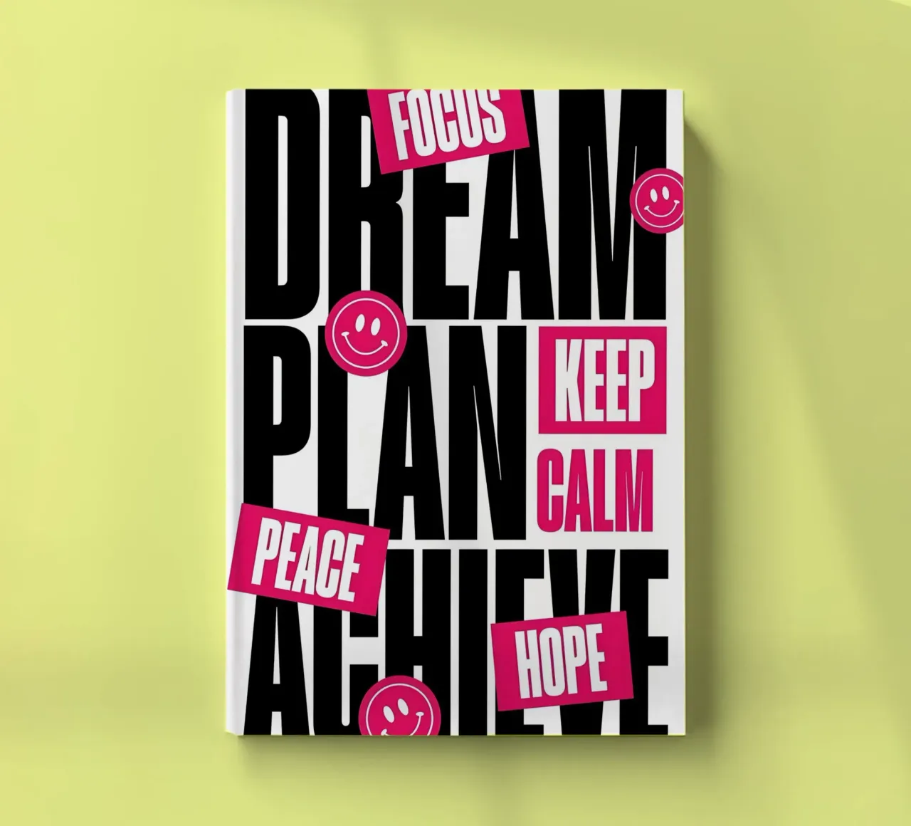 KEEP CALM, and HOPE notebook by Type & Tape