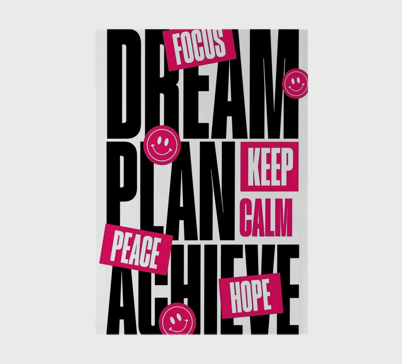 KEEP CALM, and HOPE notebook by Type & Tape