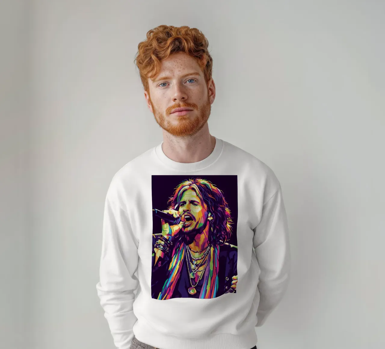 Steven Tyler arte #1 felpa da Hantamrata