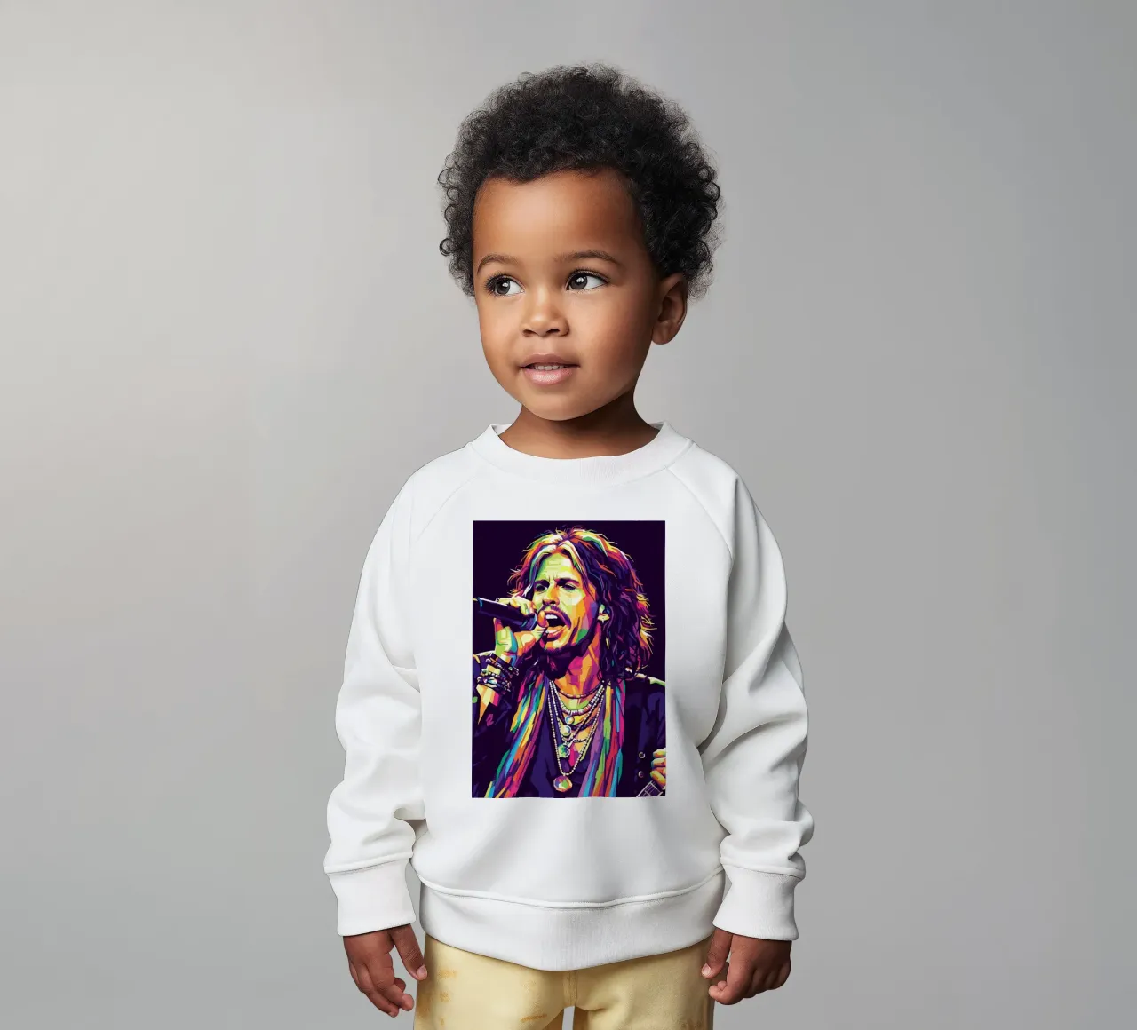 Steven Tyler arte #1 felpa neonato da Hantamrata