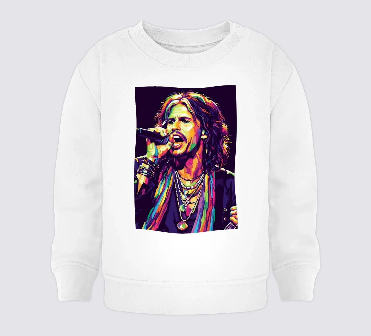 Steven Tyler arte #1 felpa neonato da Hantamrata