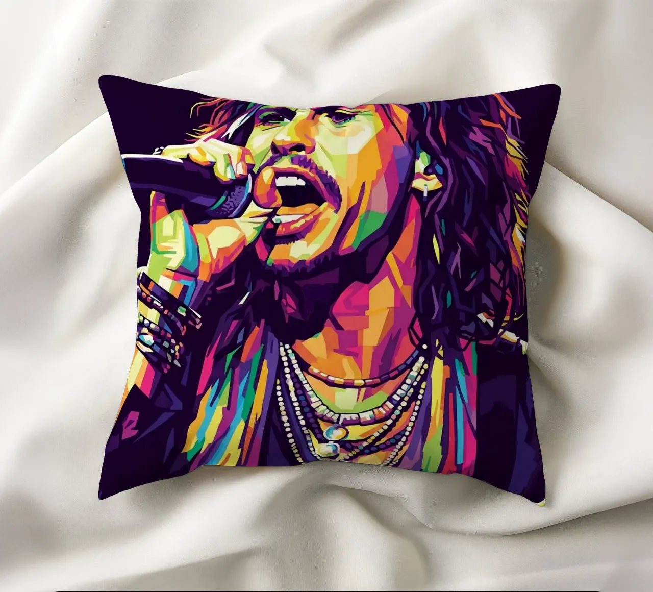 Steven Tyler arte #1 cuscino da Hantamrata