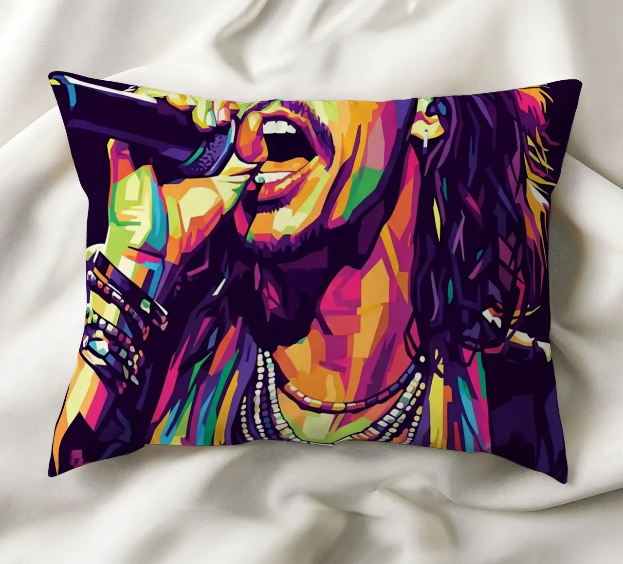 Steven Tyler arte #1 cuscino da Hantamrata