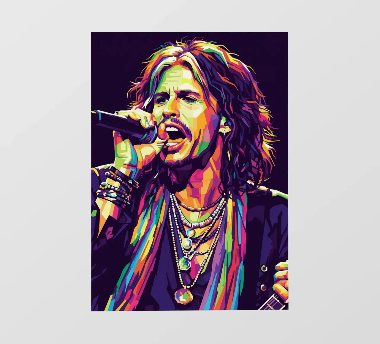 Steven Tyler arte #1 telo in pvc da Hantamrata