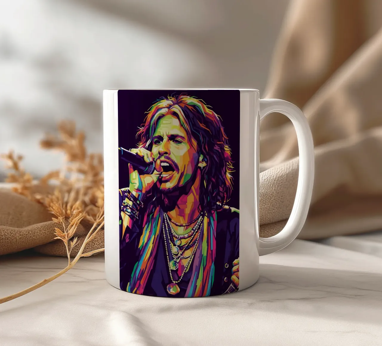 Steven Tyler arte #1 tazza in ceramica da Hantamrata