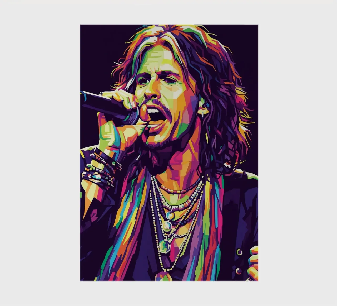 Steven Tyler art #1 notebook by Hantamrata