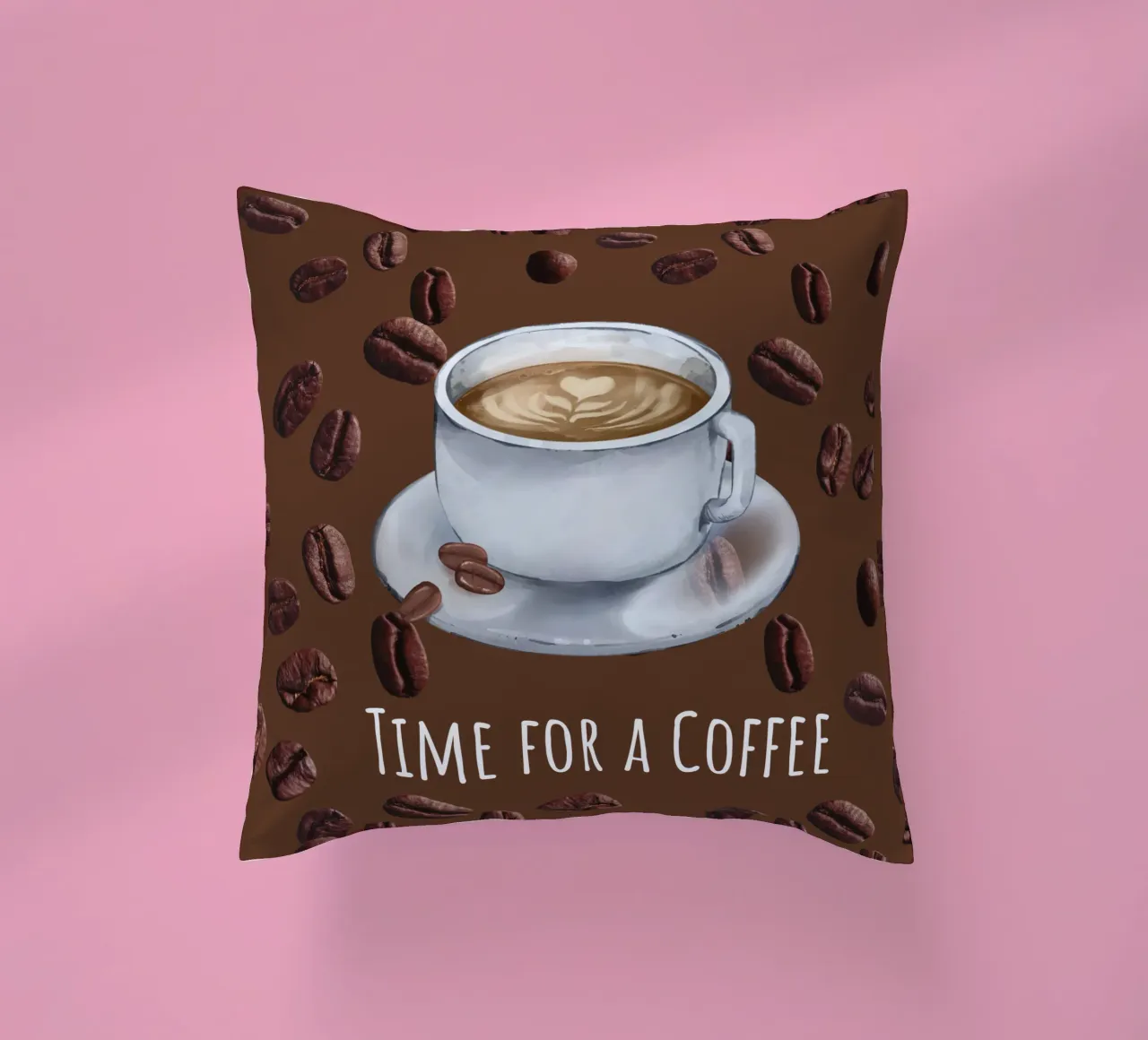 Time for a Coffee cuscino da The Pends